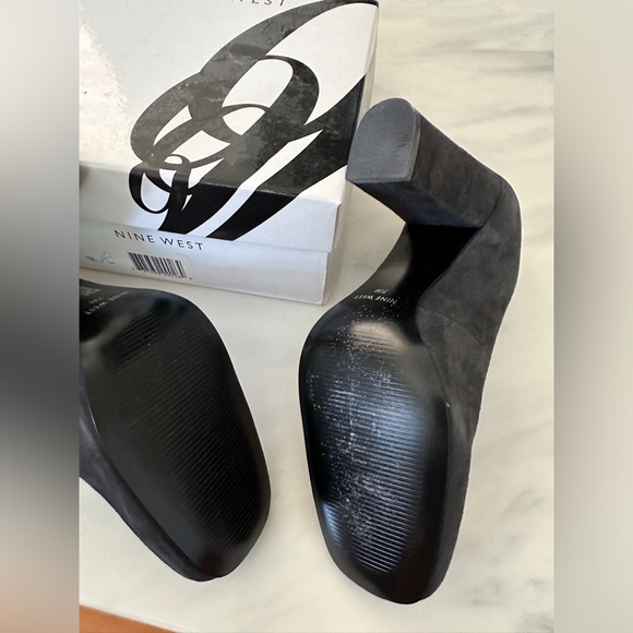 Nine West bark grey shoes size 7.5 - Picture 3 of 3